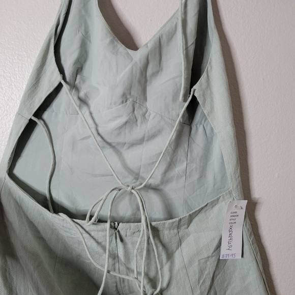 PACSUN L.A. Hearts - Bustier Tie Back Mini Dress V-neckline Spaghetti Strap Sz S - Picture 5 of 10